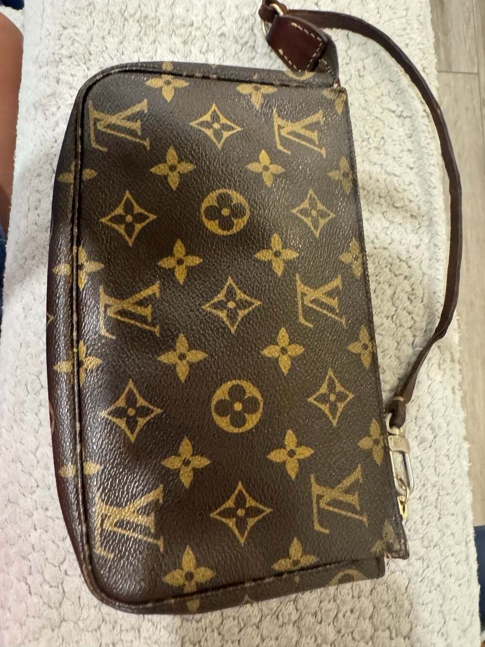 Louis Vuitton Pochette Accessoires Monogram Canvas Brown Shoulder Bag